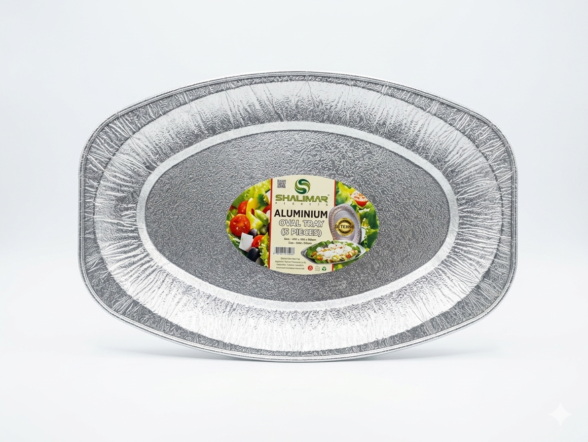 ALUMINIUM OVAL TRAY 