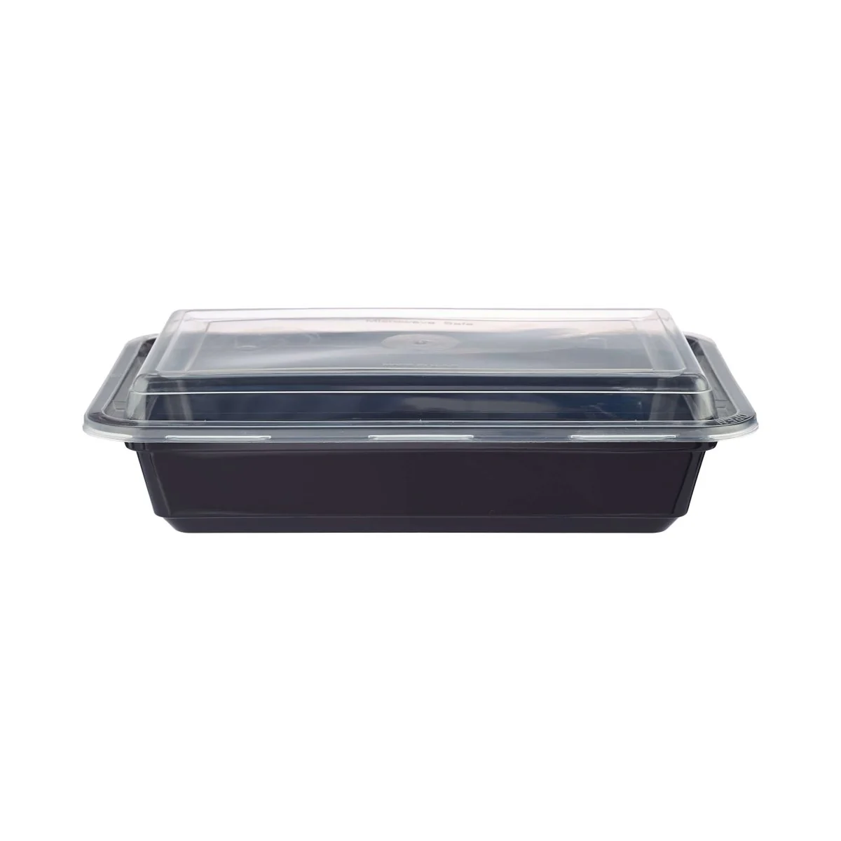 BLACK BASE RECTANGULAR CONTAINER 