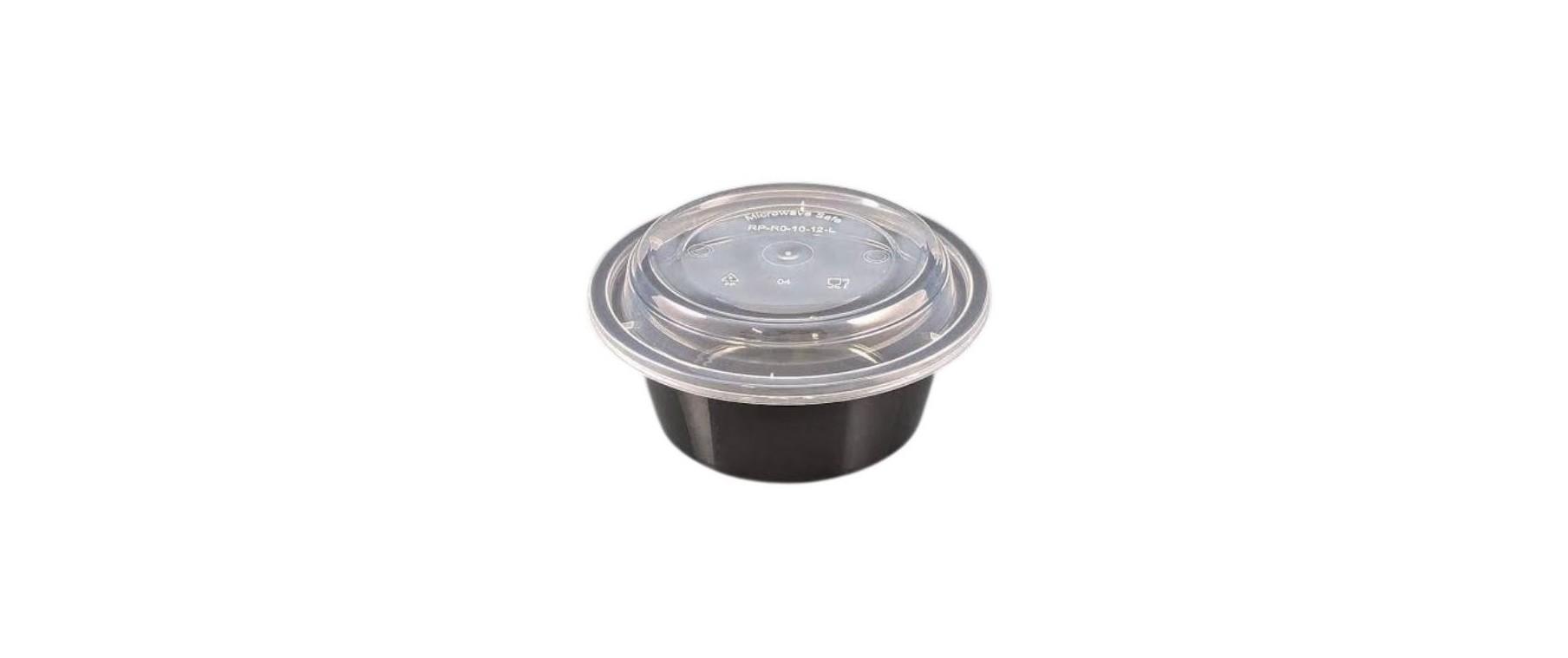 BLACK BASE ROUND CONTAINERS