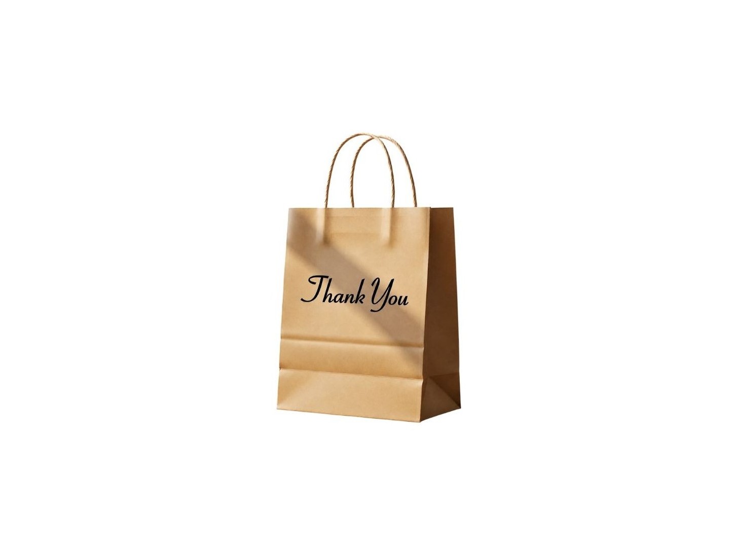 KRAFT TWISTED HANDLE TAKEAWAY BAG