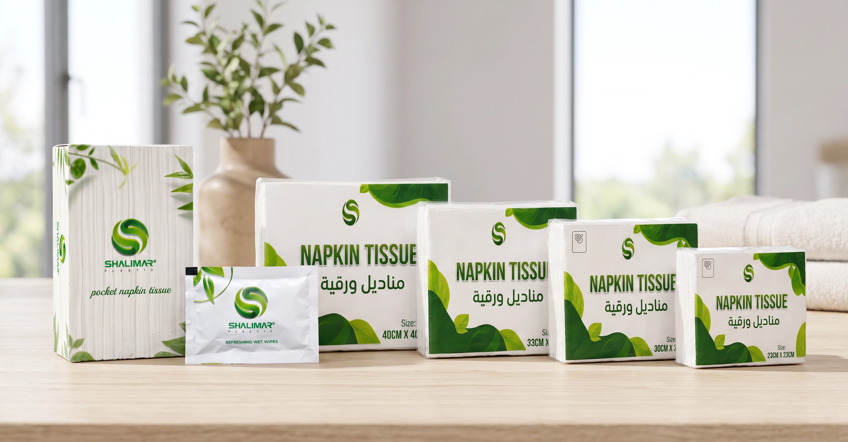 SHALIMAR NAPKIN TISSUES 