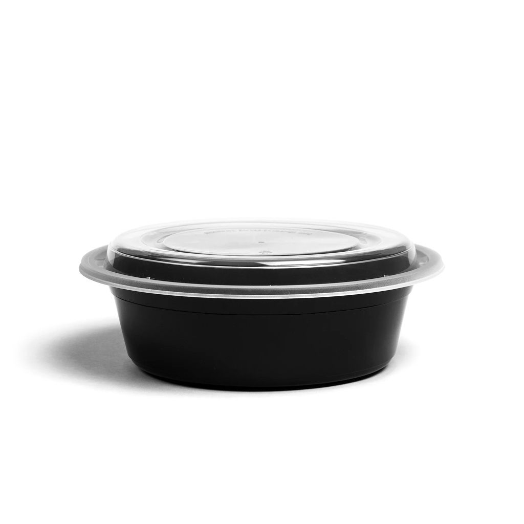 BLACK BASE ROUND CONTAINER 