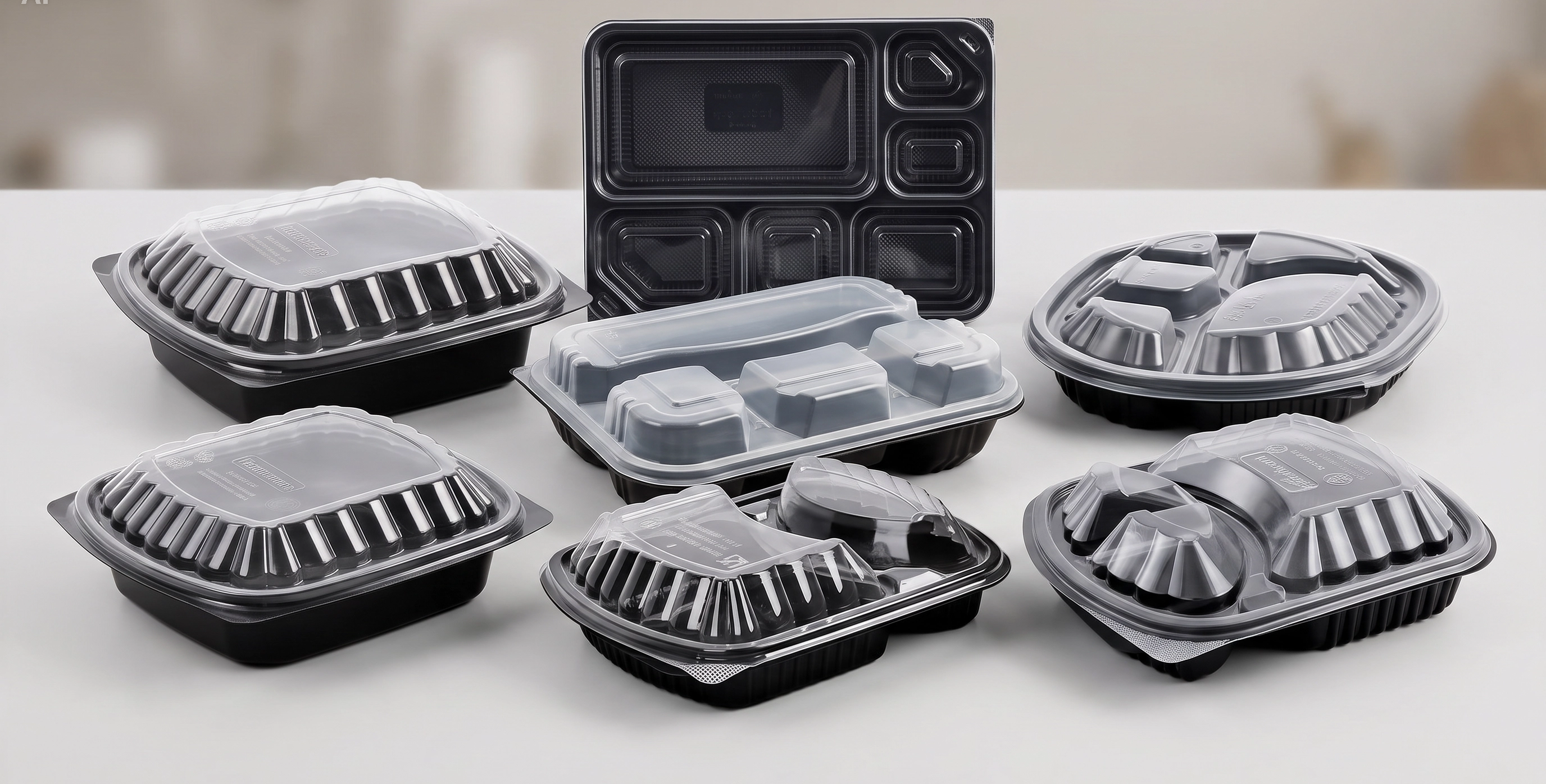 BLACK BASE MULTIPLE COMPARTMENTS  