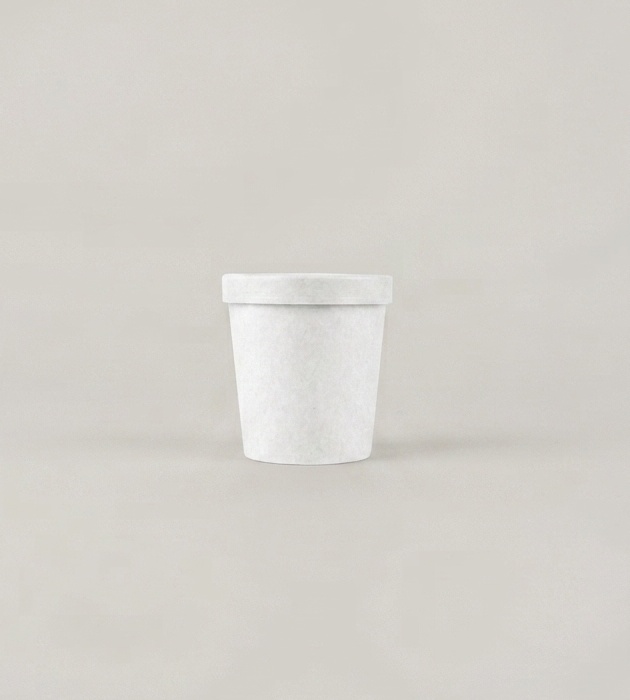 WHITE KRAFT SOUP BOWL