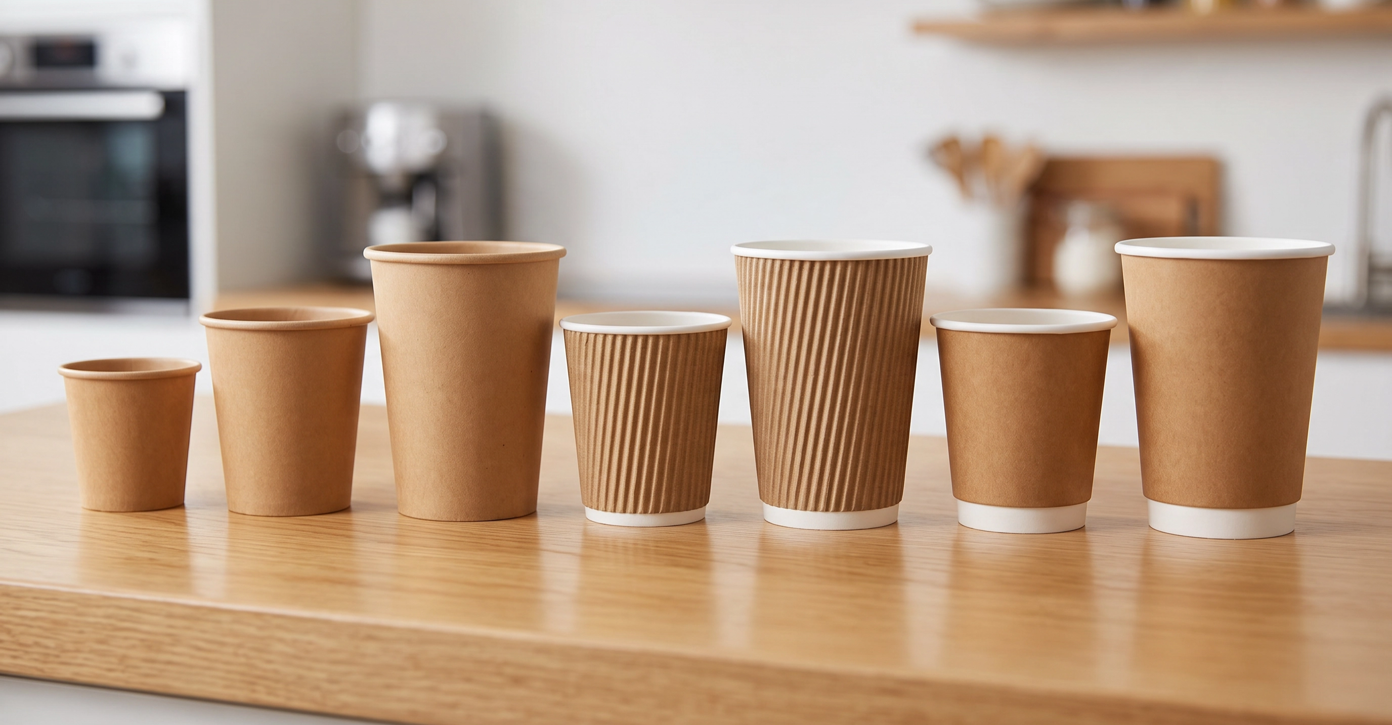 BROWN KRAFT PAPER CUPS