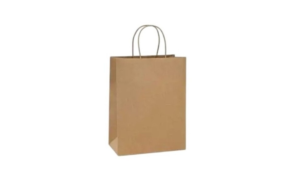 KRAFT TWISTED HANDLE TAKEAWAY BAG