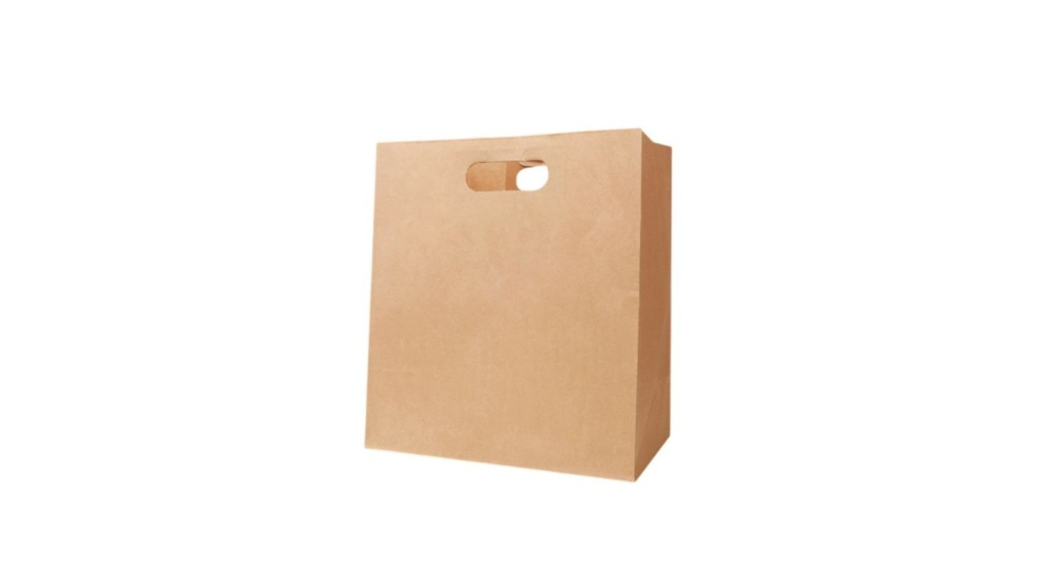 KRAFT DIE CUT HANDLE BAGS 