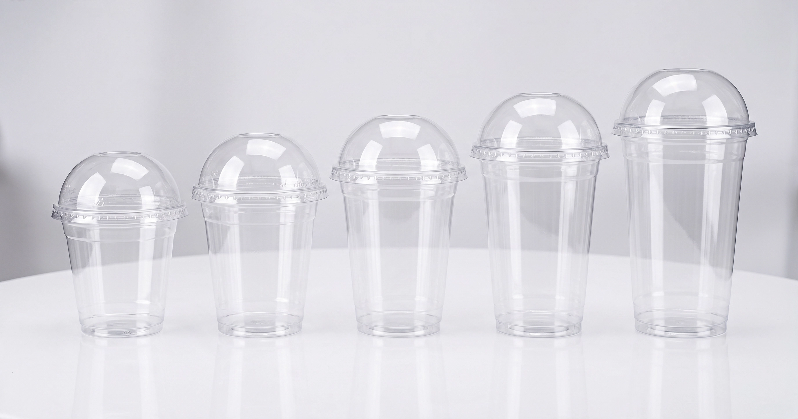CLEAR PLASTIC JUICE CUPS 