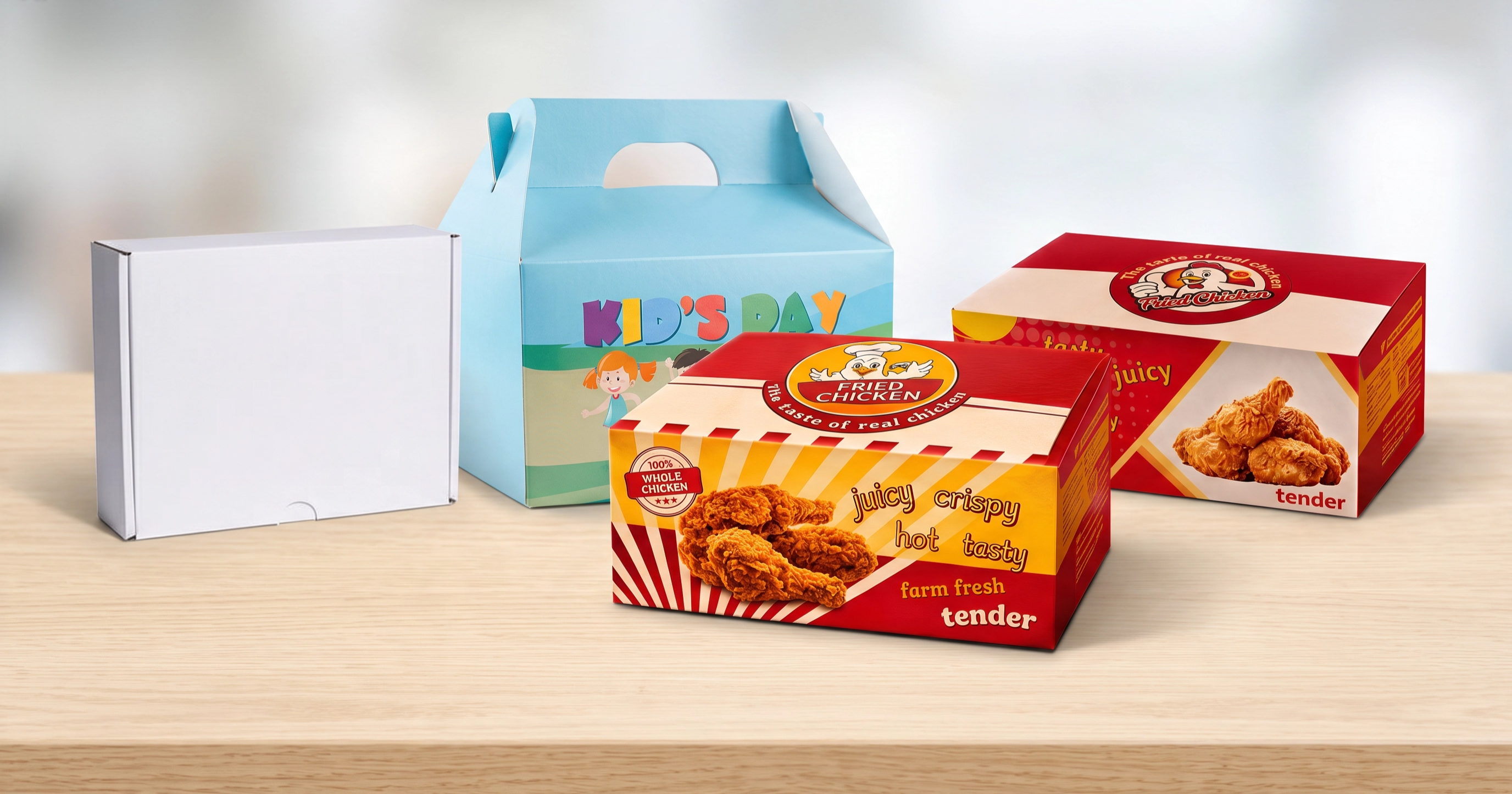 PAPER DINNER BOXES