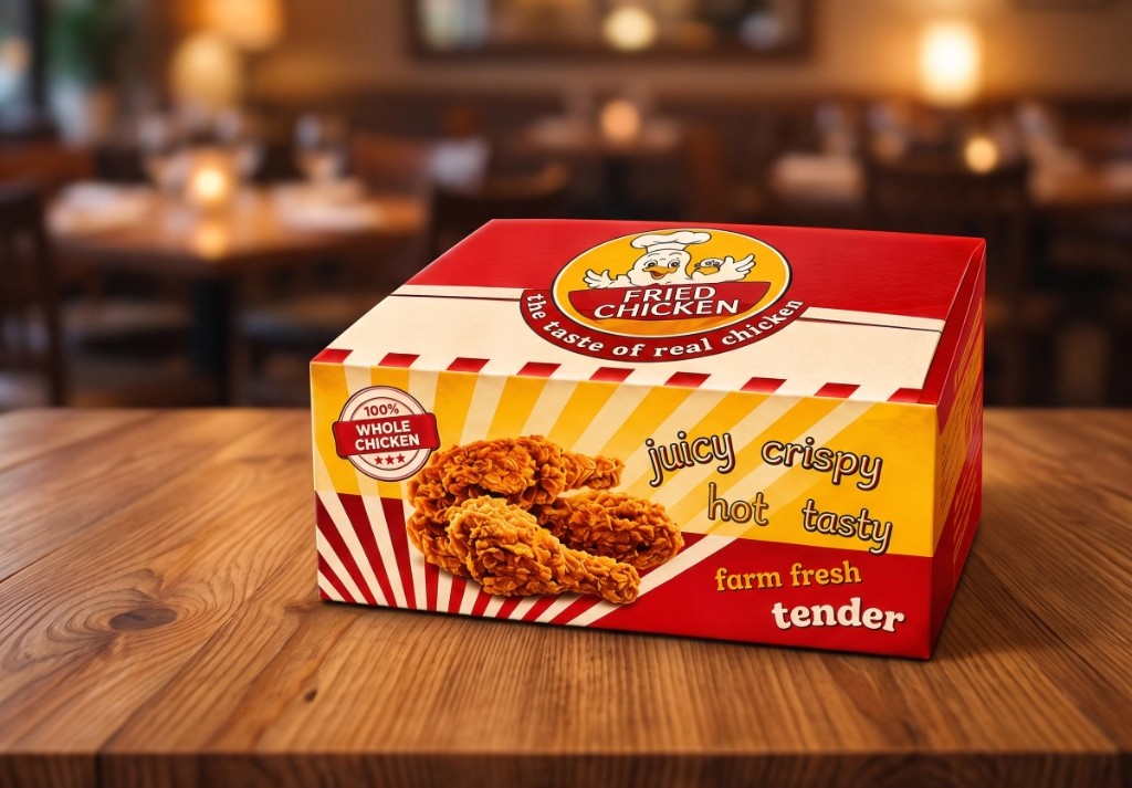 PRINTED PAPER DINNER BOX