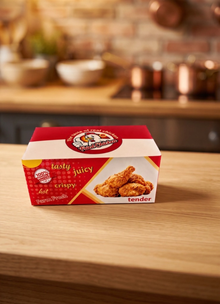 PRINTED PAPER SNACK BOX