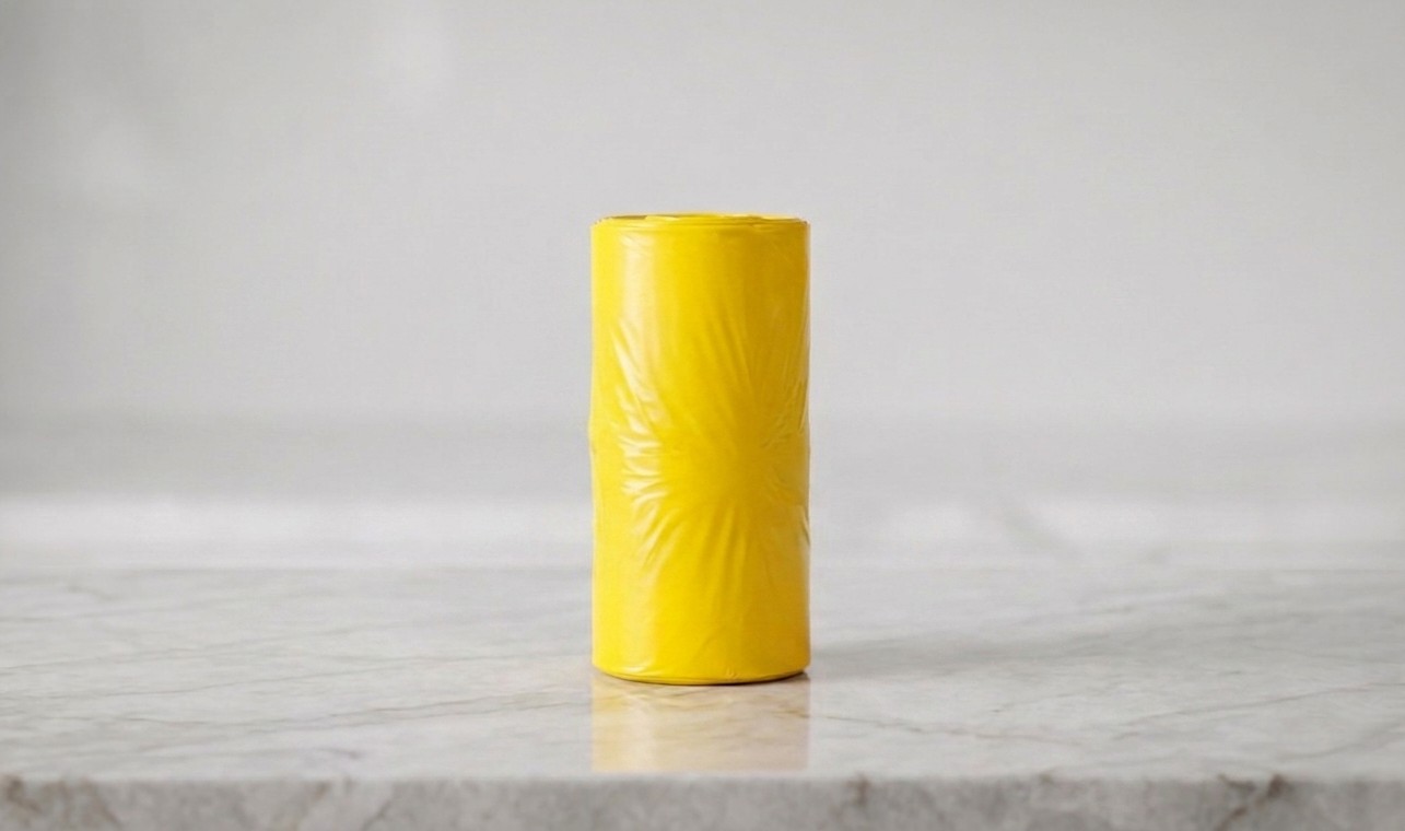 YELLOW COLOR TRASH BAG