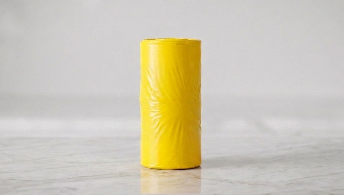 YELLOW COLOR TRASH BAG