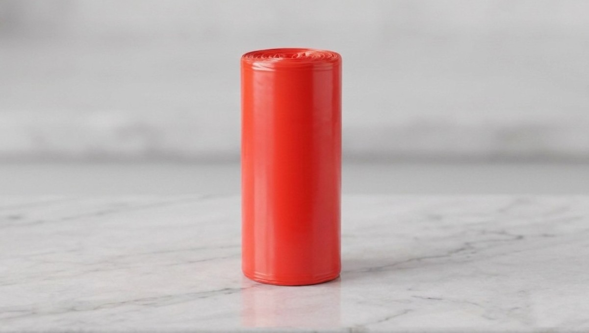 RED COLOR TRASH BAG
