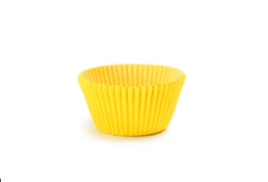Cake Cup Yellow - 9.5 Cm